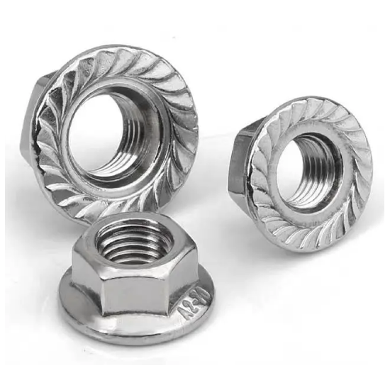 FLANGE NUT WITH SARRETION